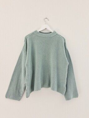 Micaela Greg Seed Sweater Seafoam